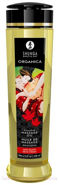 Shunga Kissable Maple Delight olejek do  masażu 240 ml