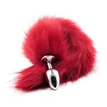 Long Fox Tail korek analny z ogonem - 3
