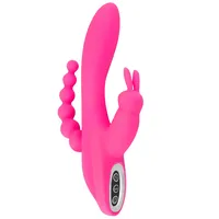 Double Rabbit Vibrator potrójny wibrator  dla kobiet