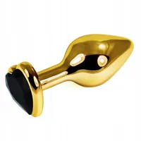 Gold Plug korek analny z cyrkonią