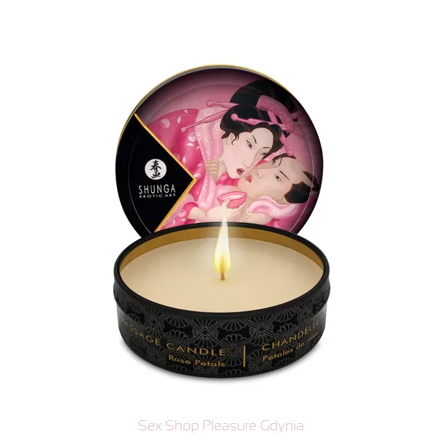 Shunga Aphrodisia świeca do masażu  o zapachu róży 30 ml