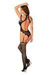 G327 czarny bodystocking rozmiar S/M/L - 4