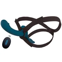 Wibrujący strap-on sterowany pilotem