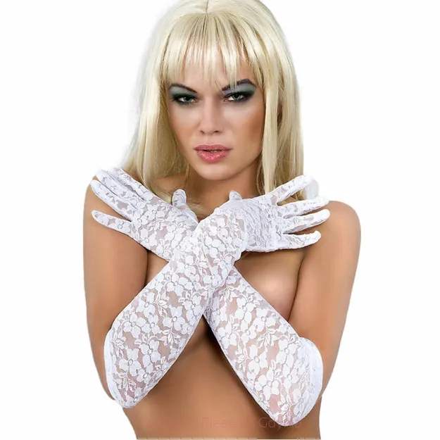 CR-3071 koronkowe rękawiczki rozmiar one size