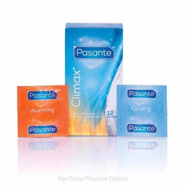 Pasante Climax prezerwatywy  rozgrzewająco-chłodzące 12 szt.