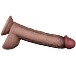 Silikonowe dildo z przyssawką 22,5 cm - 4