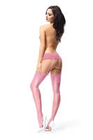 Belt Stockings S-101 pink  S/M