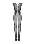 N112 czarny bodystocking rozmiar S/M/L Black - 6
