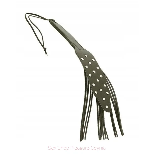 Leder 8005 czarna packa z rzemykami