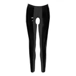 Black Level winylowe legginsy z odkrytym  kroczem rozmiar XL - 3
