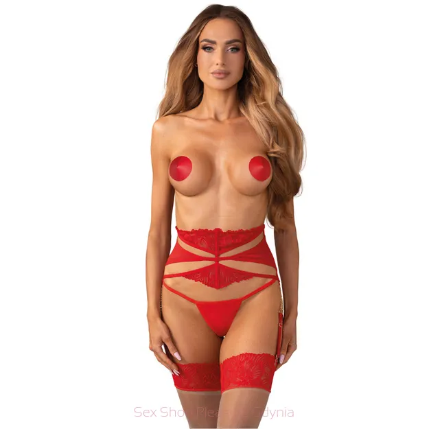 Matildea elegancki pas do pończoch  rozmiar S/M