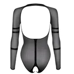 B137 siateczkowe body z odkrytym kroczem rozmiar S/M/L - 4