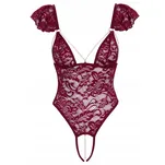Koronkowe body z odkrytym kroczem rozmiar L - 3