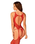 Bodystocking N122 czerwone - 2