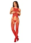 Bodystocking N122 czerwone - 3