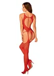 Bodystocking N122 czerwone - 4