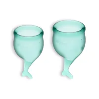 Satisfyer Feel Secure  Menstrual Cup Green