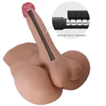 Realistyczne dildo na korpusie  z kręgosłupem - 4