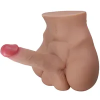 Realistyczne dildo na korpusie  z kręgosłupem