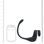 Wibrujący ring erekcyjny ze stymulatorem  prostaty - 5