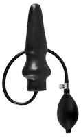 X Late latex-plug Black korek analny pompowany