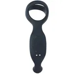 Wibrujący stymulator prostaty z ringiem  na penisa - 3
