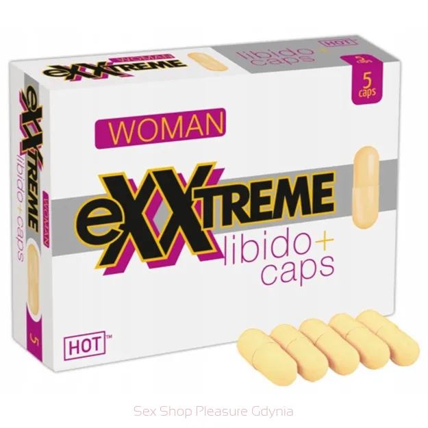 Hot Exxtreme Woman tabletki zwiększające  libido dla kobiet 5 szt.