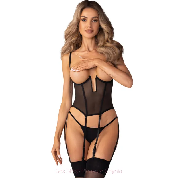Euphori gorset z odkrytym biustem  rozmiar S/M