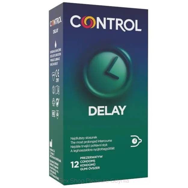 Control Delay prezerwatywy ze środkiem  opóżniającym  12 szt