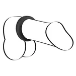 Black Velvets 3,2 cm Black - 5