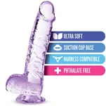 Crystalline żelowe dildo 15 cm - 3