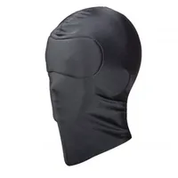 Dark Secrets czarna maska bez otworów  rozmiar one size