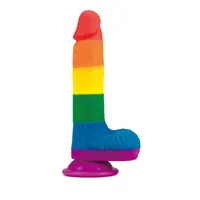 Prider 7.5 Love LGBT dildo tęczowe dildo
