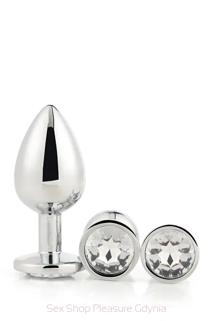 Silver Plug Set zestaw korków analnych