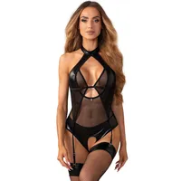 Dominna body z odkrytym kroczem rozmiar  S/M