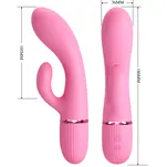 Marski wibrator ze stymulacją łechtaczki - 3