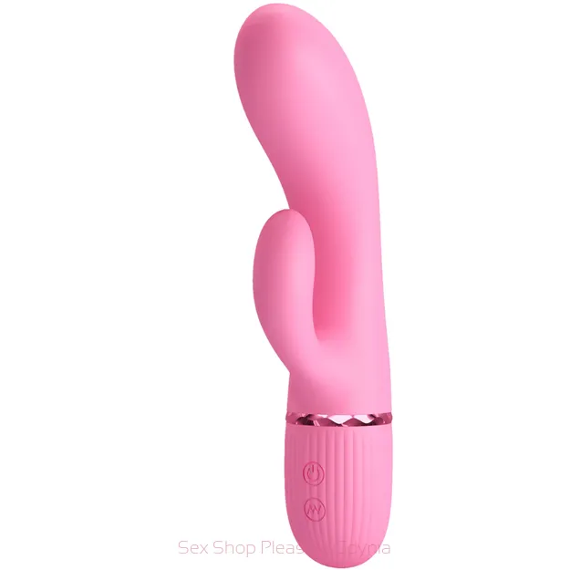 Marski wibrator ze stymulacją łechtaczki