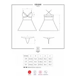 838-BAB-3 czerwona babydoll i stringi rozmiar S/M - 5