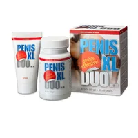 Penis XL Duo zestaw na powiększenie  penisa kapsułki 30szt. i krem 30 ml