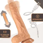 Dr.Skin realistyczny posuwisty wibrator  z funkcją rotacji sterowany pilotem - 4