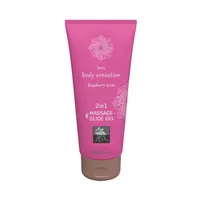 2w1 Massage & Glide Gel raspberry scent