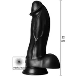 Wibrujące dildo z przyssawką 22 cm - 5
