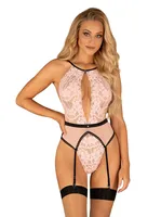 Lilines Teddy koronkowe body rozmiar S/M