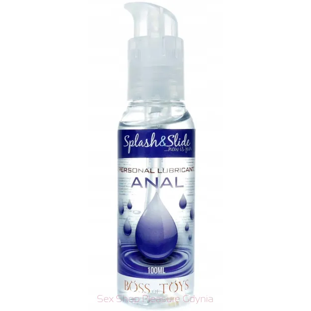 Splash&Slide lubrykant na bazie wody do seksu analnego 100 ml