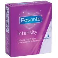 Intensity prezerwatywy z prążkami  i wypustkami 3 szt.