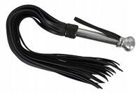 Leather Whip - black