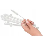 Szklane słomki w kształcie penisa 4 szt. - 3