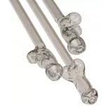 Szklane słomki w kształcie penisa 4 szt. - 2