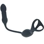 Potrójny ring erekcyjny ze stymulatorem  prostaty - 2