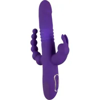 Thrusting Pearl Triple Vibrator potrójny  wibrator z funkcją posuwisto-zwrotną